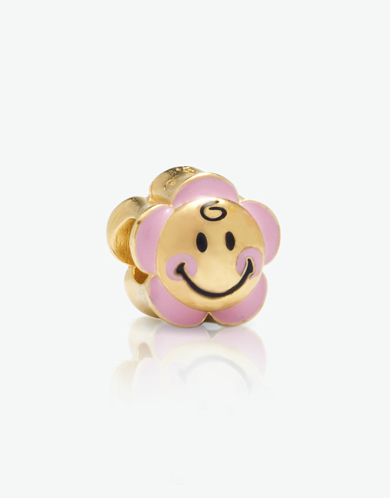 Emoticons - Charm Fiore Girl dorato cod. 0.06375