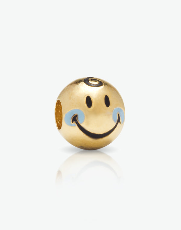 Emoticons - Charm Ottimista Boy dorato cod. 0.06376